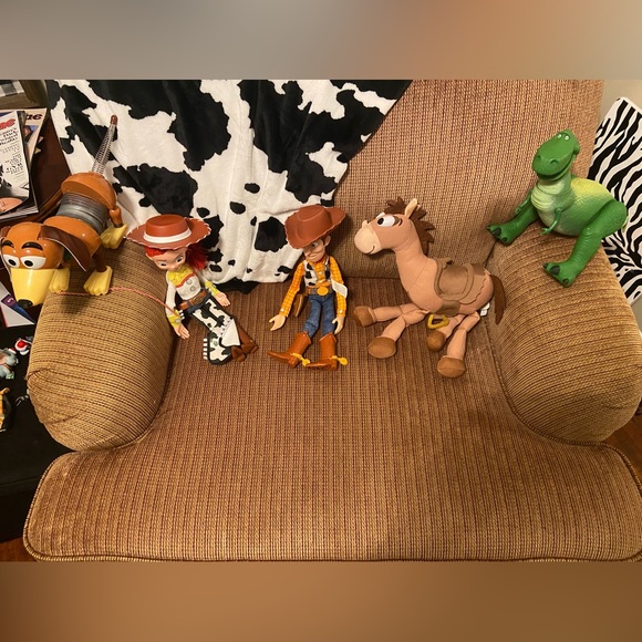 Disney Toys Disneytoy Story Character Dolls Lot Of 5 Woody Bullseye